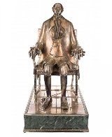 Peter I Silver Sculpture 2002 40 in Sculpture by Mihail Chemiakin - 0 Peter I Silver Sculpture 2002 40 in Sculpture by Mihail Chemiakin - 0