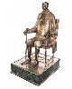 Peter I - Sterling Silver Sculpture 2002 40 in Sculpture by Mihail Chemiakin - 2