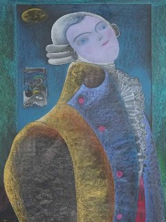 Count Potemkin Pastel 1965 1980-85 57x43 Super Huge Works on Paper (not prints) - Mihail Chemiakin Count Potemkin Pastel 1965 1980-85 57x43 Super Huge Works on Paper (not prints) - Mihail Chemiakin