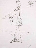 Rat From Behind Drawing 1994 28x23 Works on Paper (not prints) by Mihail Chemiakin - 0