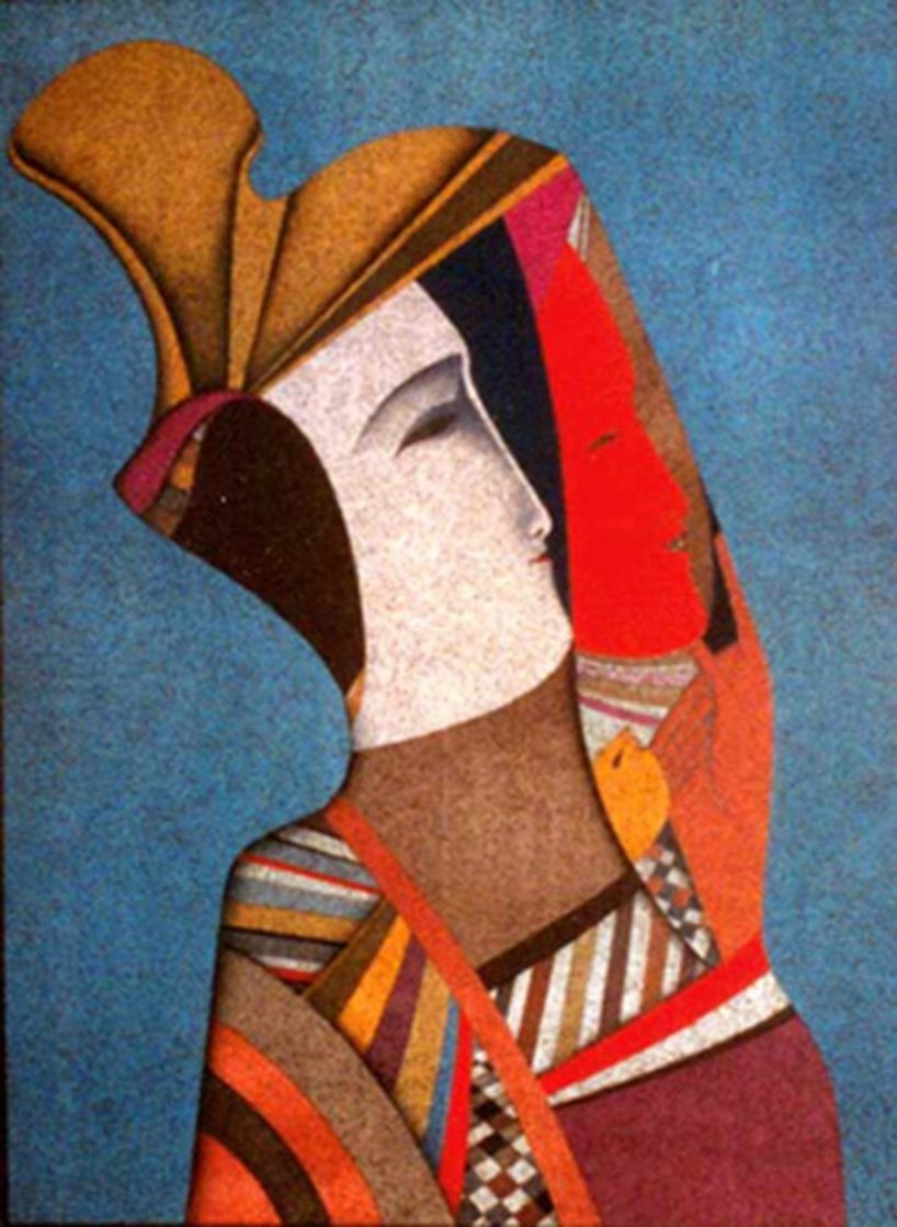 Portrait of Rebecca 1998 Limited Edition Print by Mihail Chemiakin Portrait of Rebecca 1998 Limited Edition Print by Mihail Chemiakin