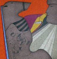 Kiss of Dove 1978 Limited Edition Print by Mihail Chemiakin - 1 Kiss of Dove 1978 Limited Edition Print by Mihail Chemiakin - 1