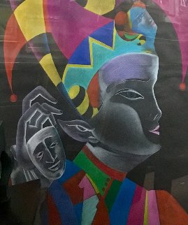 Nijinski XVI 75x54 Super Huge Original Painting - Mihail Chemiakin Nijinski XVI 75x54 Super Huge Original Painting - Mihail Chemiakin