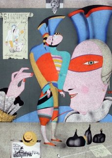 Cirque Russe I 1986 Limited Edition Print - Mihail Chemiakin Cirque Russe I 1986 Limited Edition Print - Mihail Chemiakin