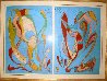 Moscow Museum Commemorative Suite Diptych  1989 - Huge - 2 Prints Limited Edition Print by Mihail Chemiakin - 1