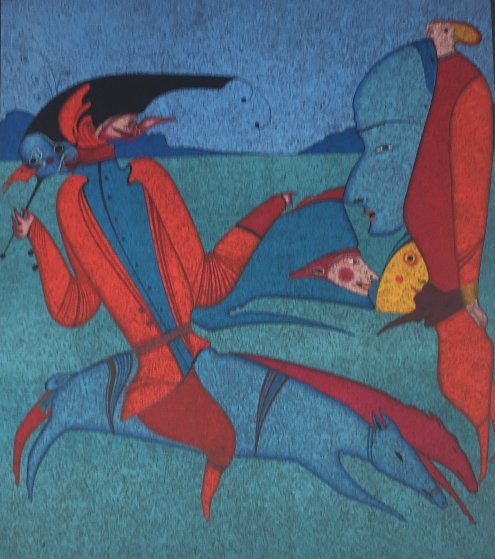 Untitled Suite Piece I Limited Edition Print by Mihail Chemiakin Untitled Suite Piece I Limited Edition Print by Mihail Chemiakin