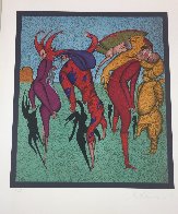 Harlequins 2002 Limited Edition Print by Mihail Chemiakin - 1 Harlequins 2002 Limited Edition Print by Mihail Chemiakin - 1