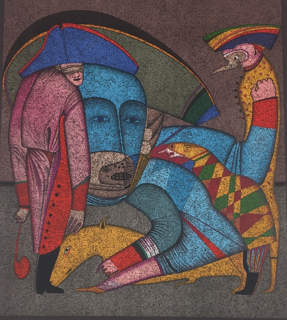 Carnival Limited Edition Print by Mihail Chemiakin Carnival Limited Edition Print by Mihail Chemiakin
