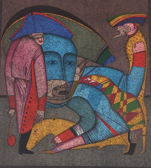 Carnival Limited Edition Print by Mihail Chemiakin Carnival Limited Edition Print by Mihail Chemiakin