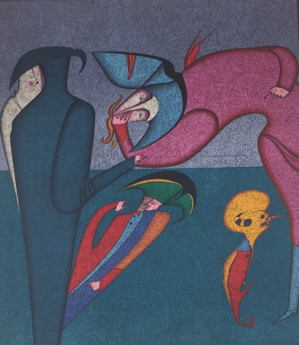 Greeting Limited Edition Print by Mihail Chemiakin Greeting Limited Edition Print by Mihail Chemiakin
