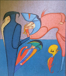 Carnival At St. Petersburg III 1975 Limited Edition Print - Mihail Chemiakin Carnival At St. Petersburg III 1975 Limited Edition Print - Mihail Chemiakin