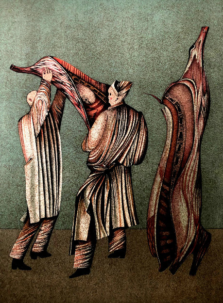 Le Ventre De Paris 1976 Limited Edition Print - Mihail Chemiakin
