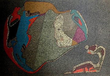 Woman in Grey Limited Edition Print - Mihail Chemiakin Woman in Grey Limited Edition Print - Mihail Chemiakin