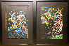 Les Paysages Russes - Framed  Suite 1986 Set of 2 Lithographs Limited Edition Print by Mihail Chemiakin - 0