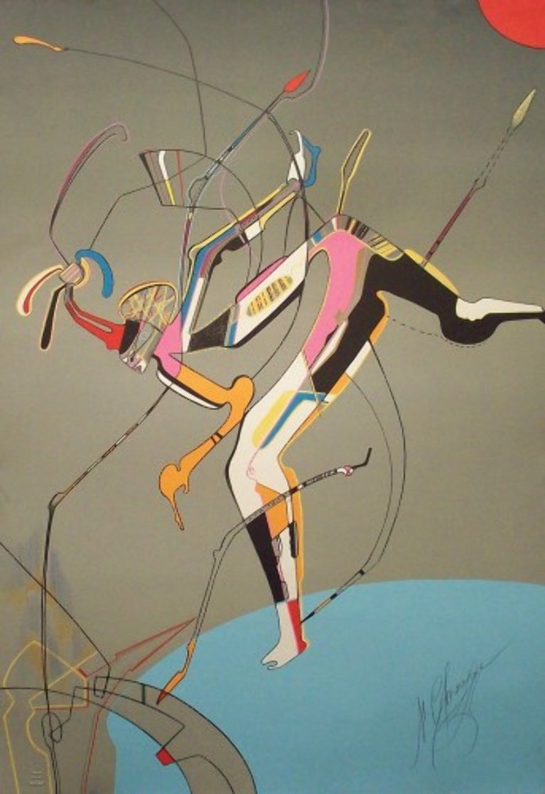 Runner PP 1988 Limited Edition Print by Mihail Chemiakin Runner PP 1988 Limited Edition Print by Mihail Chemiakin