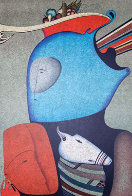 Mask With Still Life Limited Edition Print by Mihail Chemiakin - 0 Mask With Still Life Limited Edition Print by Mihail Chemiakin - 0