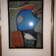 Mask With Still Life Limited Edition Print by Mihail Chemiakin - 2 Mask With Still Life Limited Edition Print by Mihail Chemiakin - 2