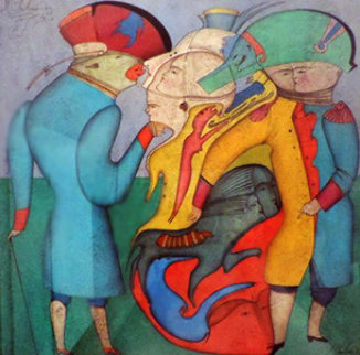 Carnival of Saint Petersburg 1977 12x12 Works on Paper (not prints) - Mihail Chemiakin Carnival of Saint Petersburg 1977 12x12 Works on Paper (not prints) - Mihail Chemiakin