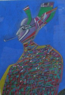 Nijinsky Pastel 1984 32x25 Works on Paper (not prints) - Mihail Chemiakin Nijinsky Pastel 1984 32x25 Works on Paper (not prints) - Mihail Chemiakin