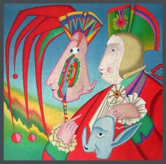 Le Masque De Carnaval De St. Petersbourg 1995 Limited Edition Print - Mihail Chemiakin Le Masque De Carnaval De St. Petersbourg 1995 Limited Edition Print - Mihail Chemiakin