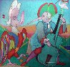 Carnival Et Musician 1995 w Remarque Limited Edition Print by Mihail Chemiakin - 0