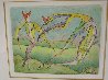 Metaphysical Rainbow Early Watercolor 1977 22x24 Watercolor by Mihail Chemiakin - 2