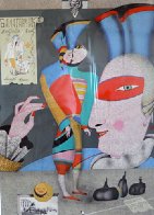 Cirque Russe I and II, Suite of 2 - Framed 1987 Limited Edition Print by Mihail Chemiakin - 1 Cirque Russe I and II, Suite of 2 - Framed 1987 Limited Edition Print by Mihail Chemiakin - 1