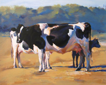 Cows II 1990 Limited Edition Print - Chase Chen Cows II 1990 Limited Edition Print - Chase Chen