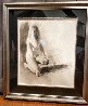 Nude Girl Kneeling 1992 23x17 Works on Paper (not prints) by Chase Chen - 1