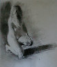 Nude Girl Kneeling 1992 23x17 Works on Paper (not prints) by Chase Chen - 3