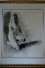 Nude Girl Kneeling 1992 23x17 Works on Paper (not prints) by Chase Chen - 4