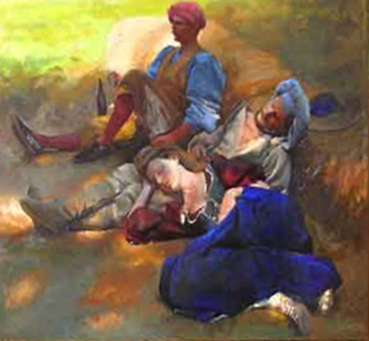 Midsummer Night's Dream 1997 28x33 Original Painting by Chase Chen Midsummer Night's Dream 1997 28x33 Original Painting by Chase Chen