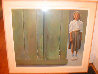Girl by Fence 1990 Limited Edition Print by Chase Chen - 1