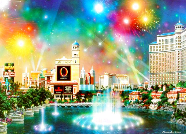 Las Vegas Evening 2009 - Nevada Limited Edition Print by Alexander Chen