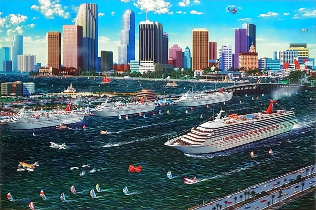 Miami Cruising 1995 - Florida Limited Edition Print by Alexander Chen