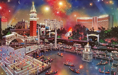 Grand View Las Vegas 2002 Embellished - Nevada Limited Edition Print - Alexander Chen
