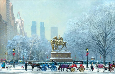 Central Park South 2006 New York - NYC Limited Edition Print - Alexander Chen