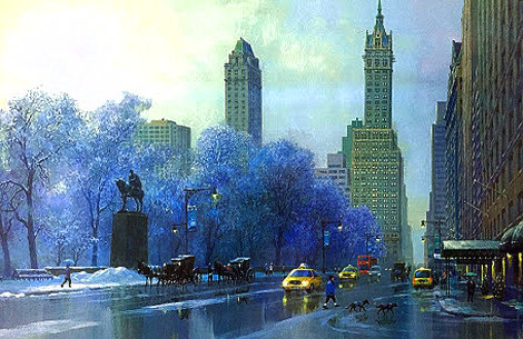 Central Park South Morning 2017 NYC - New York Limited Edition Print - Alexander Chen