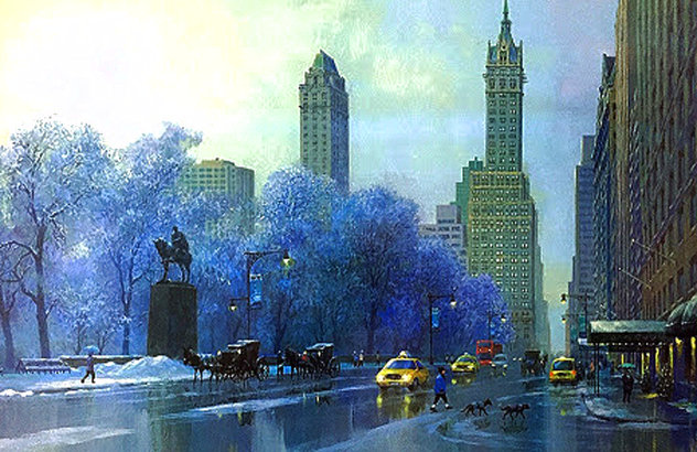 Central Park South Morning 2017 NYC - New York Limited Edition Print by Alexander Chen