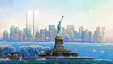 I Love New York Twin Towers Limited Edition Print - Alexander Chen I Love New York Twin Towers Limited Edition Print - Alexander Chen