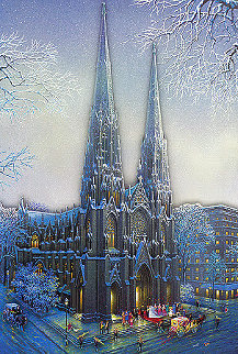 St Patrick’s Cathedral Winter Limited Edition Print - Alexander Chen St Patrick’s Cathedral Winter Limited Edition Print - Alexander Chen