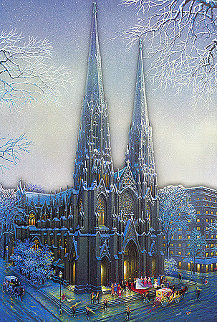 St. Patrick’s Cathedral Winter Dublin, Ireland Limited Edition Print - Alexander Chen