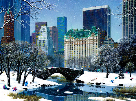Central Park Winter - New York, NYC Limited Edition Print - Alexander Chen