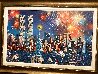 Manhattan Celebration 2006 Embellished - New York - NYC - Twin Towers Limited Edition Print by Alexander Chen - 2