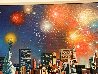 Manhattan Celebration 2006 Embellished - New York - NYC - Twin Towers Limited Edition Print by Alexander Chen - 4