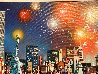 Manhattan Celebration 2006 Embellished - New York - NYC - Twin Towers Limited Edition Print by Alexander Chen - 5