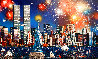 Manhattan Celebration 2006 Embellished - New York - NYC - Twin Towers Limited Edition Print by Alexander Chen - 0