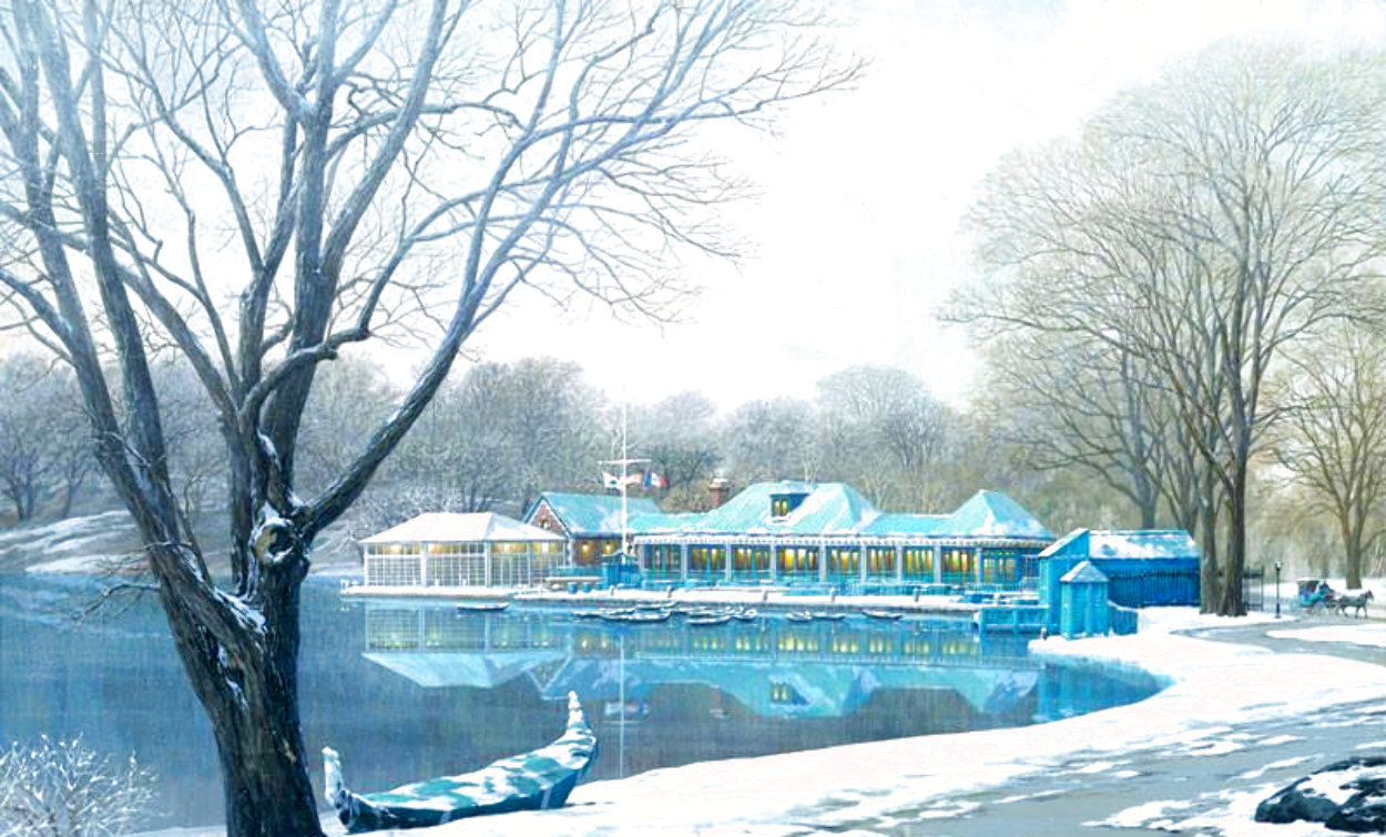 Loeb Boathouse NYC Central Park - New York Limited Edition Print by Alexander Chen