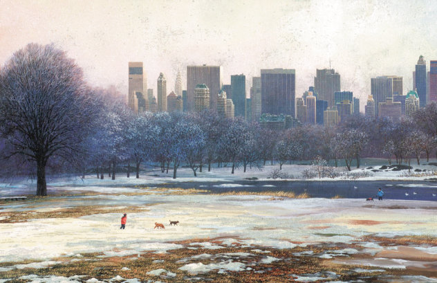 Central Park Skyline 2015 - New York - NYC Limited Edition Print by Alexander Chen