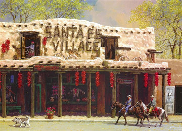 Santa Fe Village 2018 - New Mexico Limited Edition Print - Alexander Chen